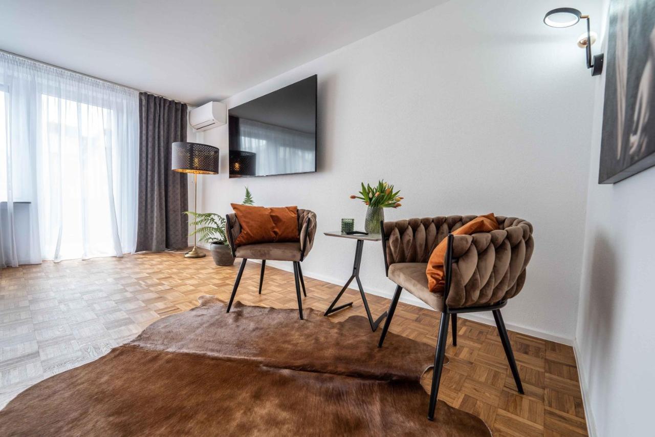 City Wohnung Fn L 5 Klimatisiert Mit Balkon Und Kueche FDH Kültér fotó